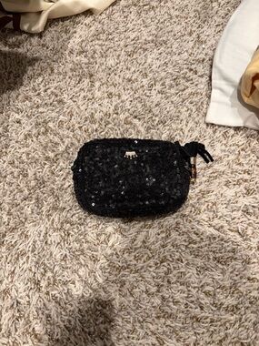 Sequin Mini Bag - Black